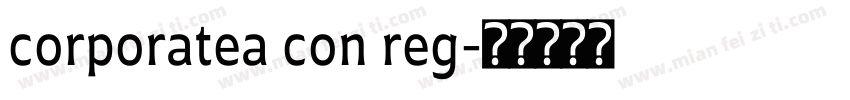 corporatea con reg字体转换
